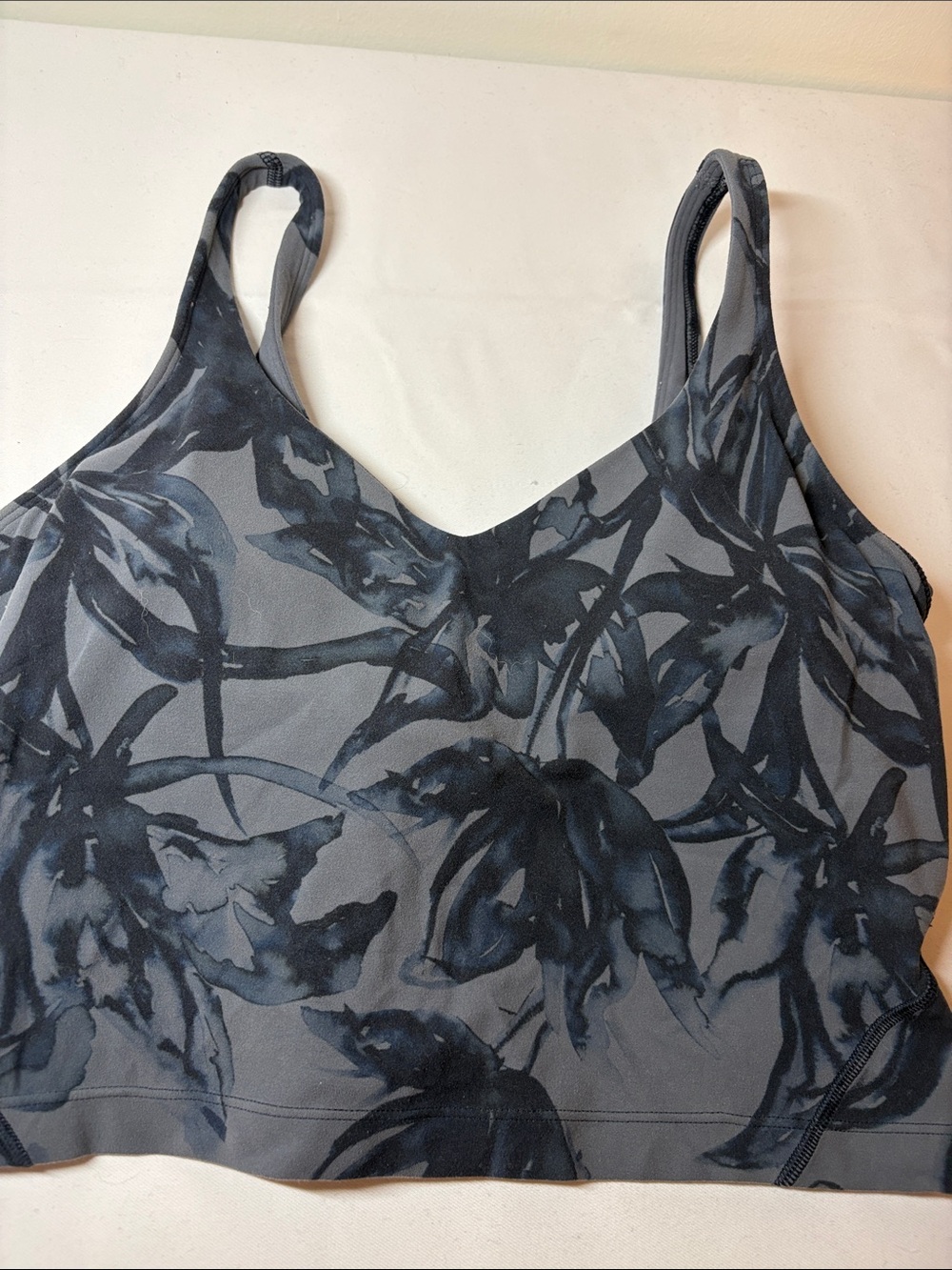 Lululemon Gray/Black/Blue Align Tank Top Size 8